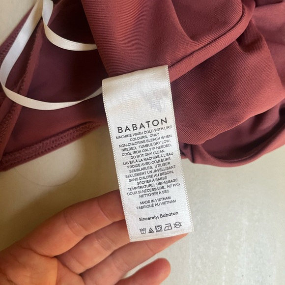 Babaton contour halter bodysuit red willow size XXS - Picture 6 of 6